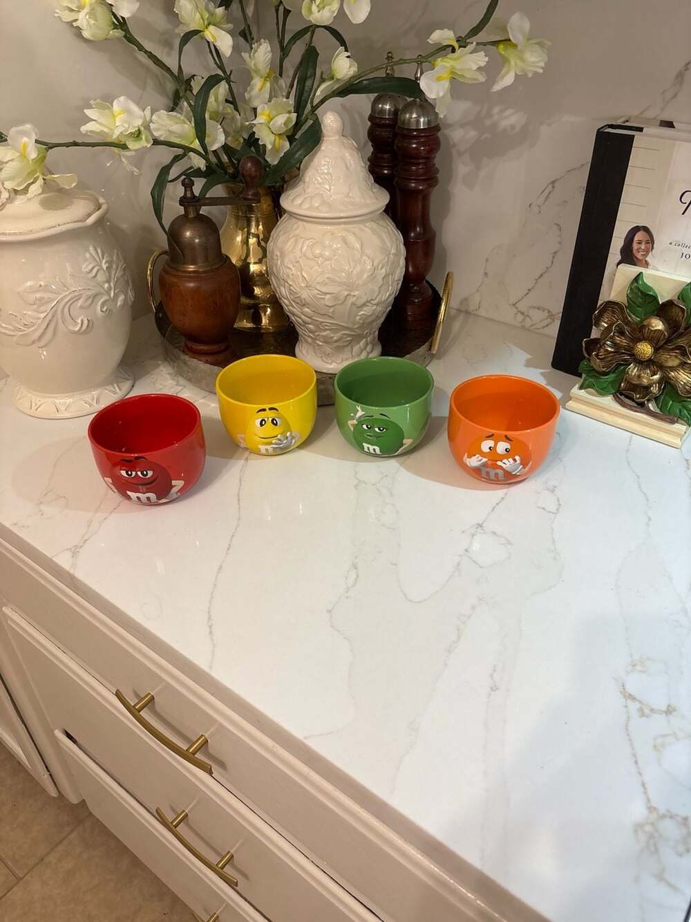 M&M's Brand 2020 Frankford Candy Ceramic Cereal and Soup Bowls - Set of 4